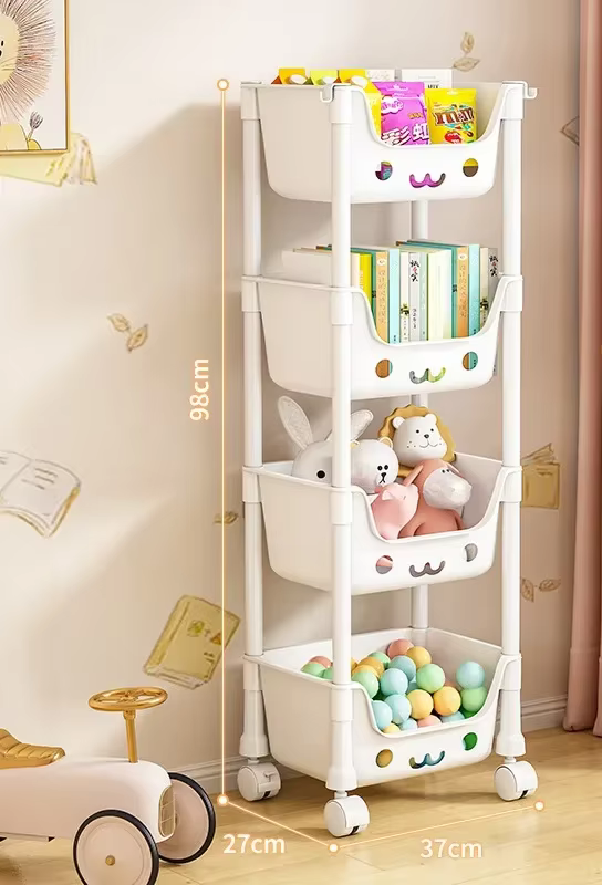 “Play&amp;Store” Multifunctional Storage Trolley