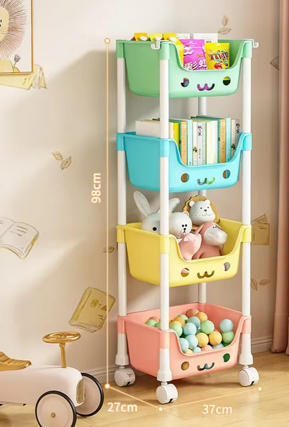 “Play&amp;Store” Multifunctional Storage Trolley