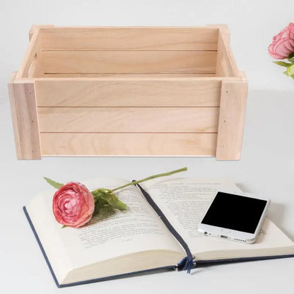 “RusticHome” Wooden Storage Box