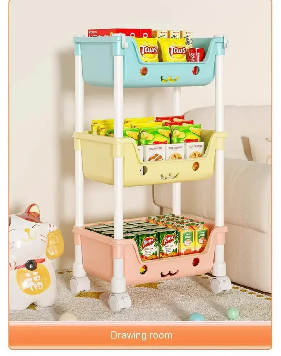 “Play&amp;Store” Multifunctional Storage Trolley