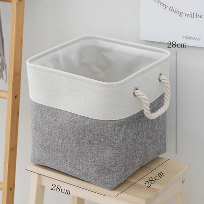 “LinoBox” Foldable Linen Storage Box