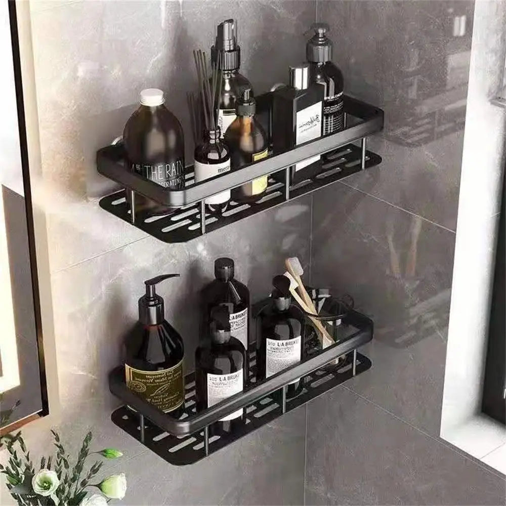 "ShelfMaster" Aluminum Bathroom Wall Shelf