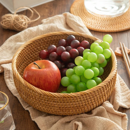 Panier Tressé en Rotin "Rattan Harmony"