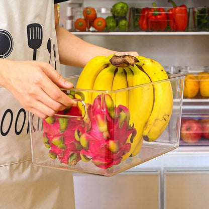 “ClearFridge” Stackable Refrigerator Storage Box