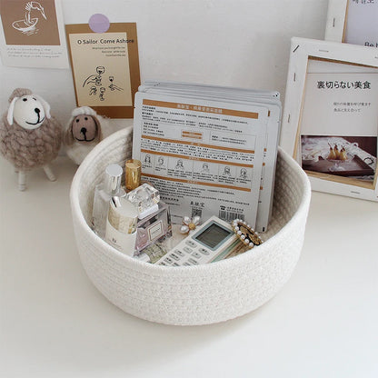 “NordicRope” Cotton Rope Storage Basket