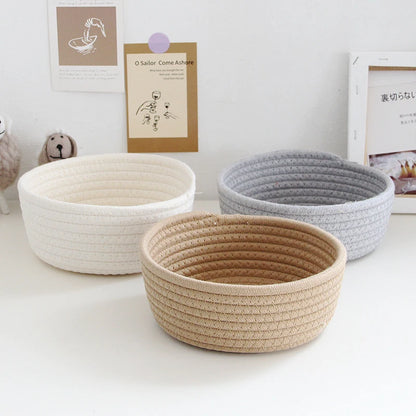 “NordicRope” Cotton Rope Storage Basket