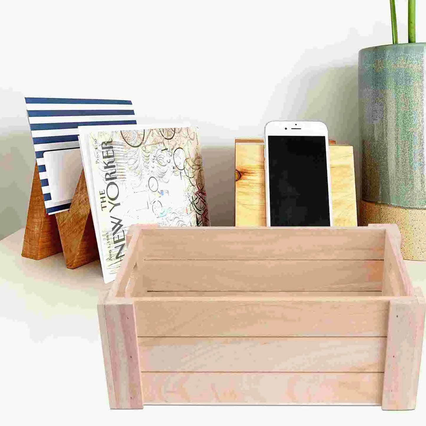 “RusticHome” Wooden Storage Box