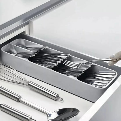 “SlimTidy” Compact Kitchen Utensil Organizer