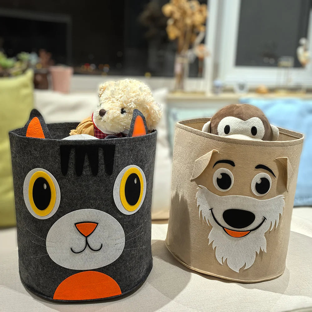 Panier de Rangement Animeaux Pliable “Kawaii Animal”