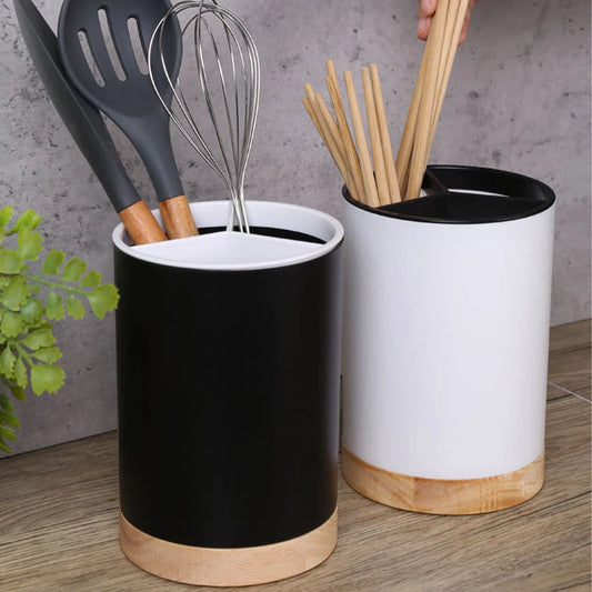 “TriStore” Kitchen Utensil Storage Bucket