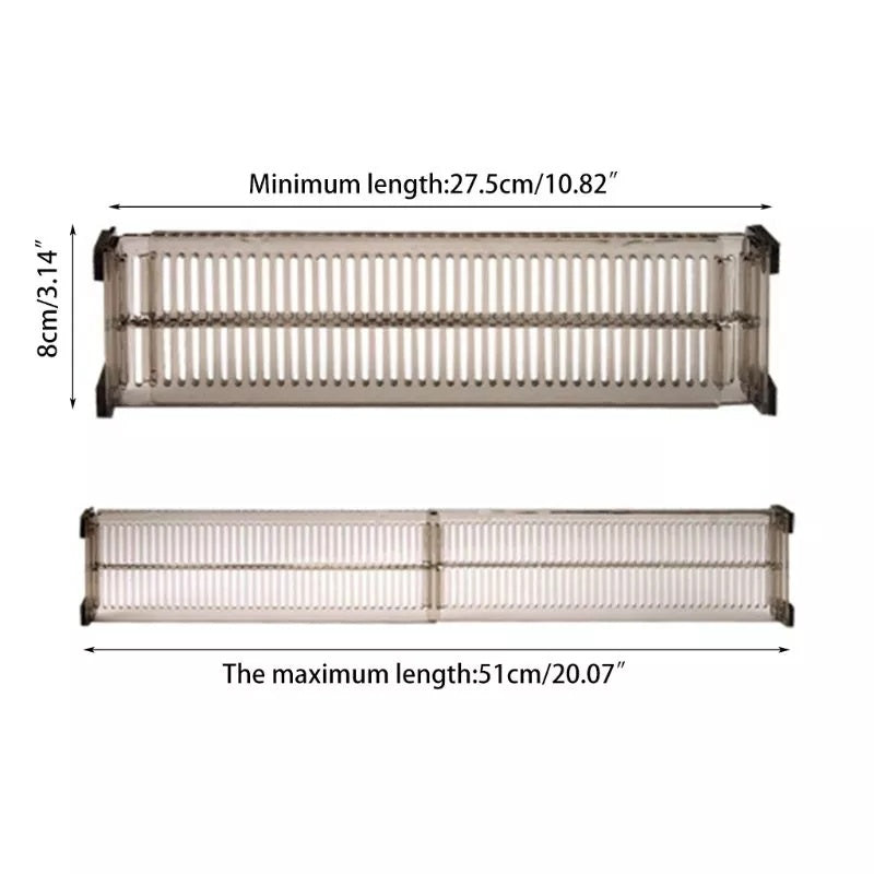 Cloison de Rangement Ajustable "FlexiDivider" x2