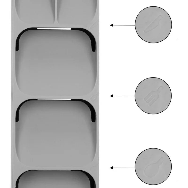 “SlimTidy” Compact Kitchen Utensil Organizer