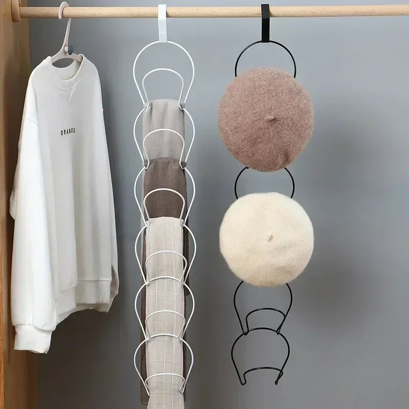 “HangItPro” 5-Slot Over-The-Door Hook Rack