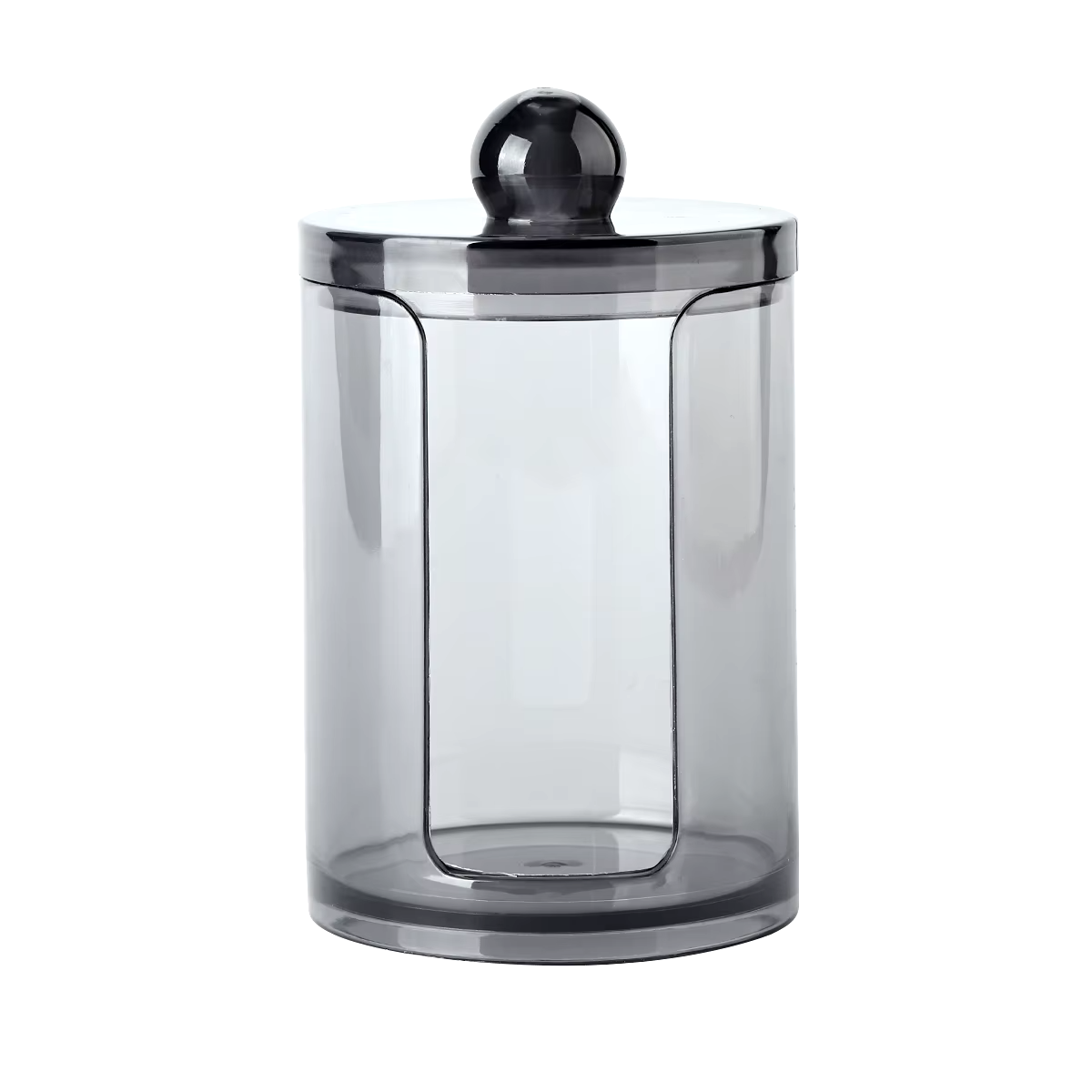 “QtipClear” Transparent Dispenser with Lid