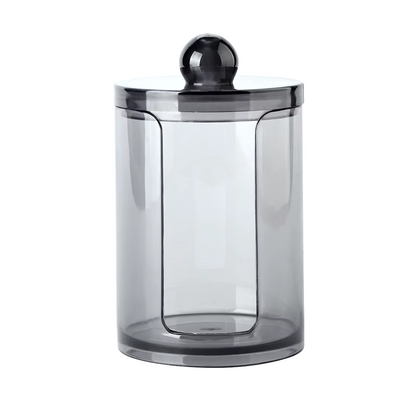 “QtipClear” Transparent Dispenser with Lid