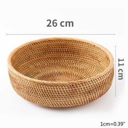 Panier Tressé en Rotin "Rattan Harmony"