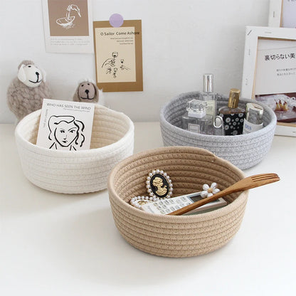 “NordicRope” Cotton Rope Storage Basket