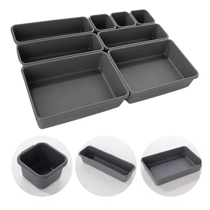 8 Adjustable "FlexiTray" Drawer Organizers