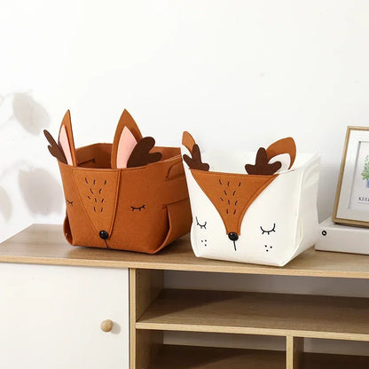 Panier de Rangement en Feutrine “FunAnimals”