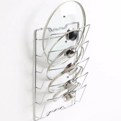 “MultiLid” Kitchen Lid Organizer