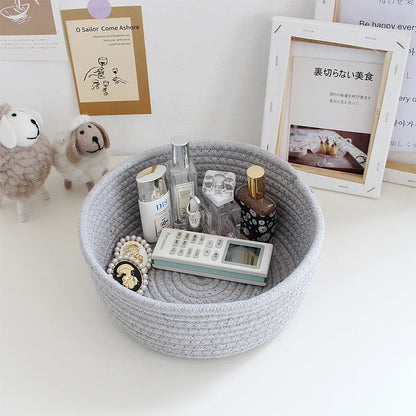 “NordicRope” Cotton Rope Storage Basket