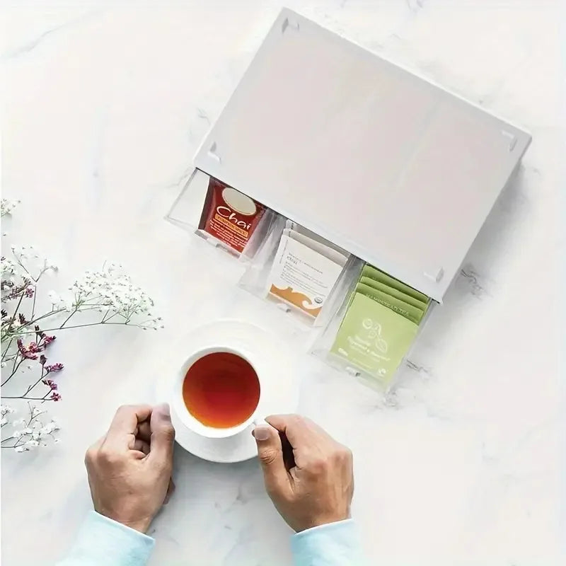 “TeaTime” Drawer Tea Bag Storage Box