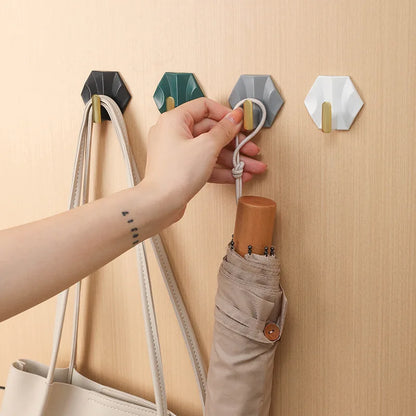 4 “Luxury” Adhesive Wall Hooks