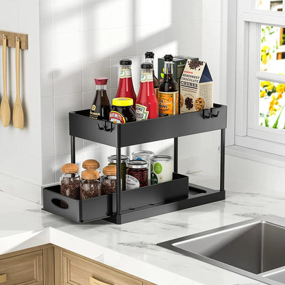 “SlidePro” Under Sink Sliding Organizer