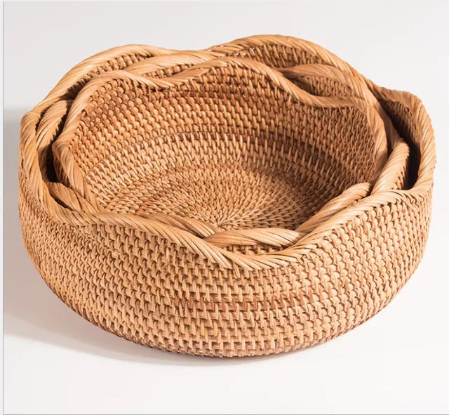 Panier Tressé en Rotin "Rattan Harmony"