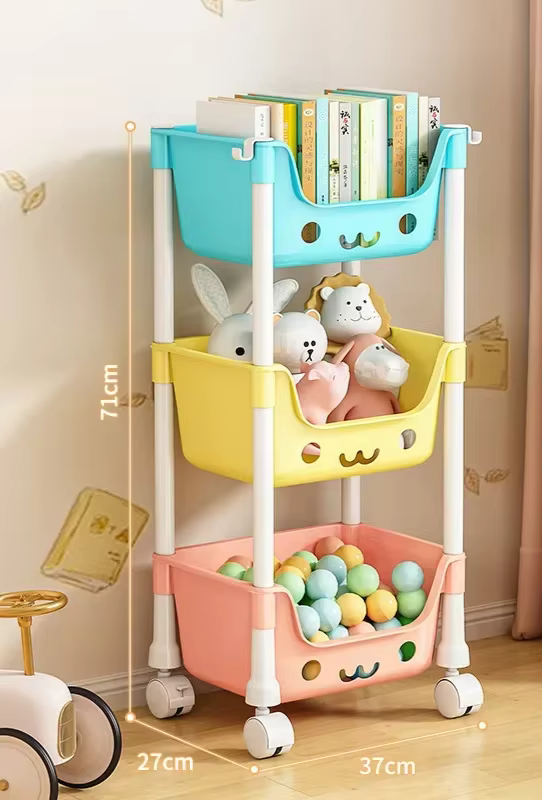 “Play&amp;Store” Multifunctional Storage Trolley