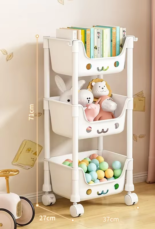 “Play&amp;Store” Multifunctional Storage Trolley